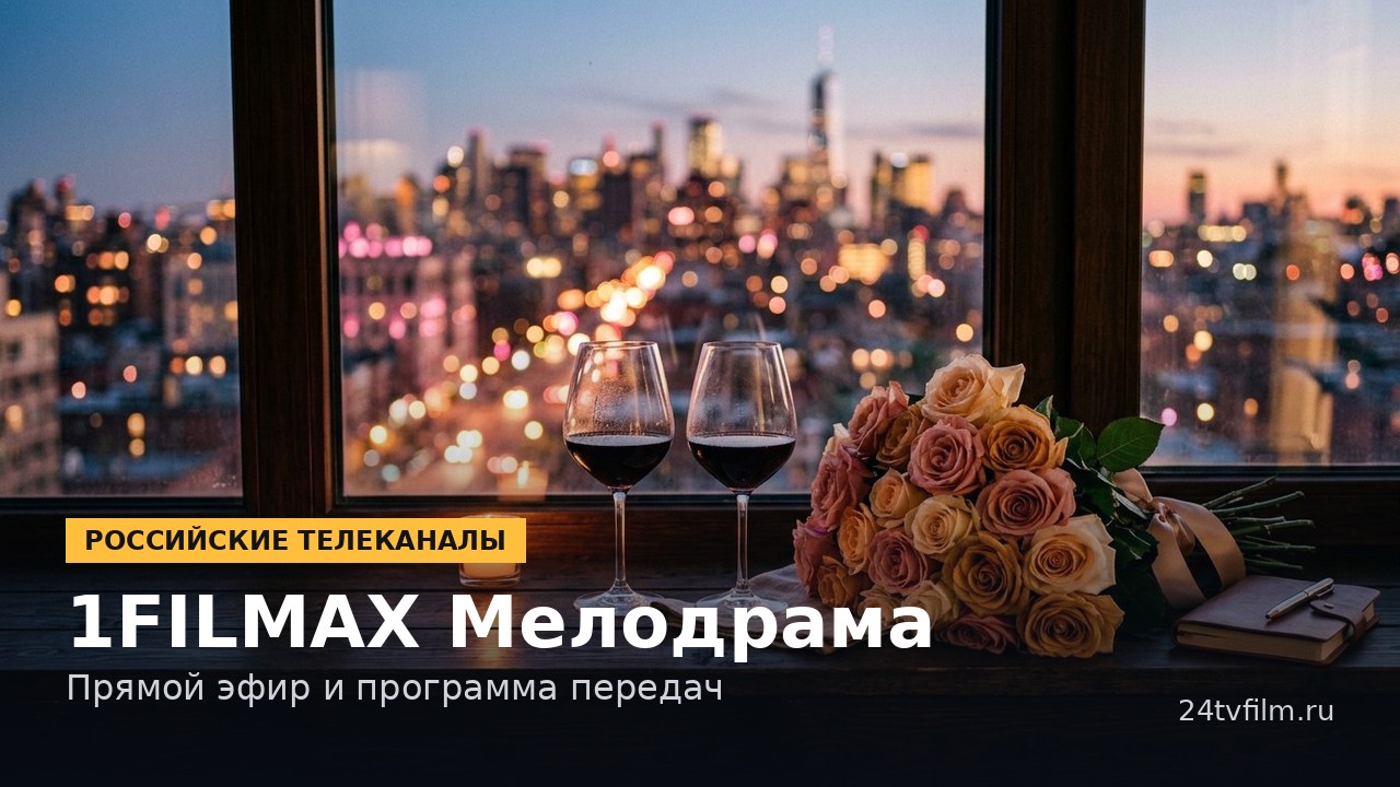 Обложка: 1FILMAX Мелодрама — Прямой эфир и программа передач