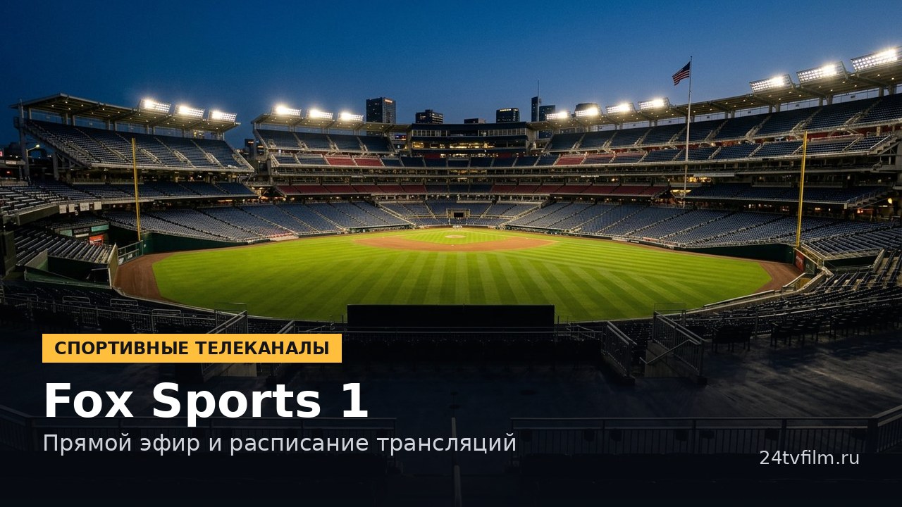 Fox Sports 1 — смотреть онлайн прямой эфир Обложка: Fox Sports 1 — Прямой эфир и расписание трансляций