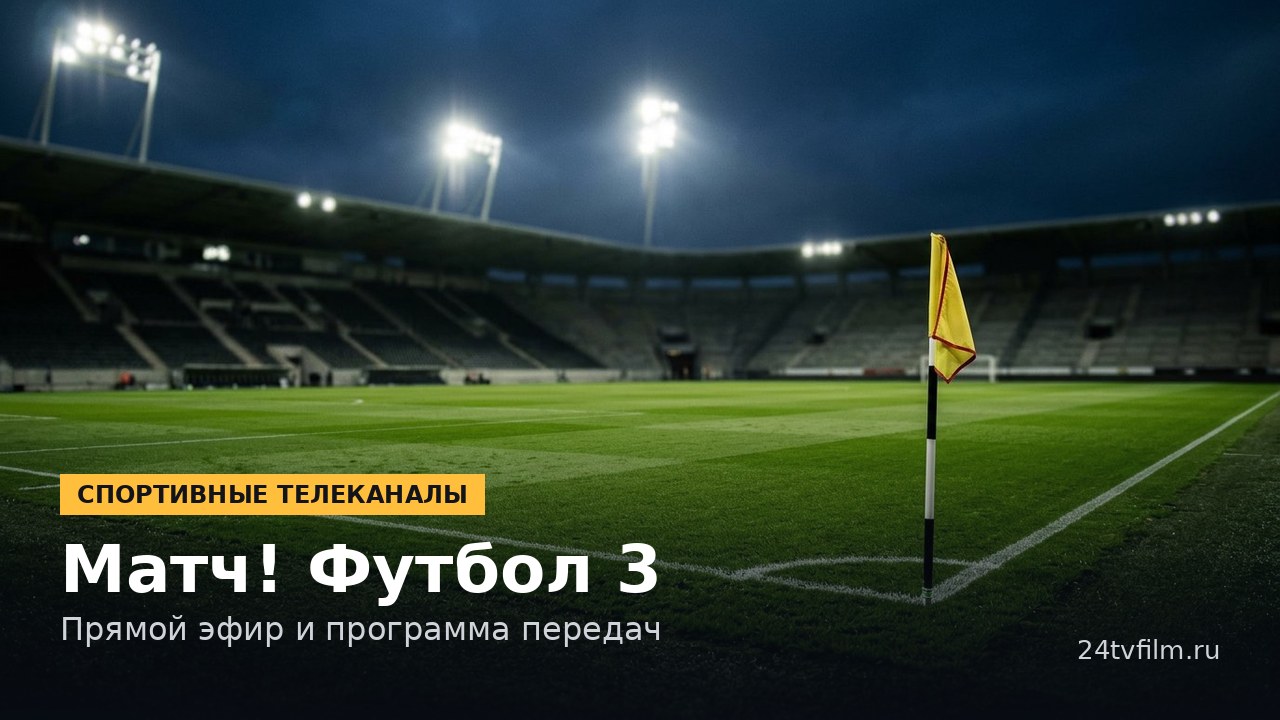 Обложка: Матч! Футбол 3 — Прямой эфир и программа передач