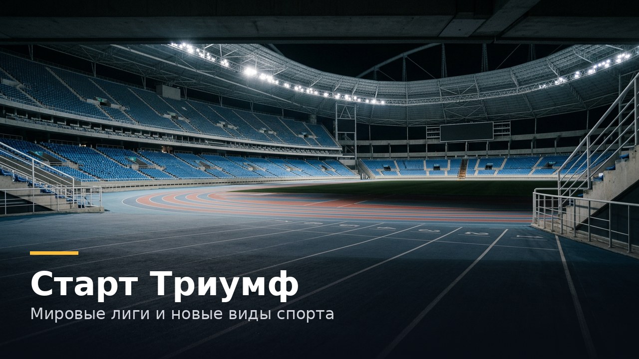 Обложка: Старт Триумф — Мировые лиги и новые виды спорта