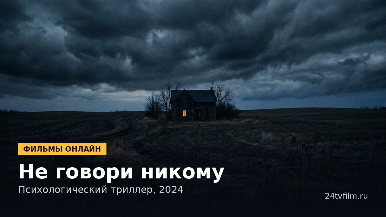 Обложка: Не говори никому — Психологический триллер, 2024