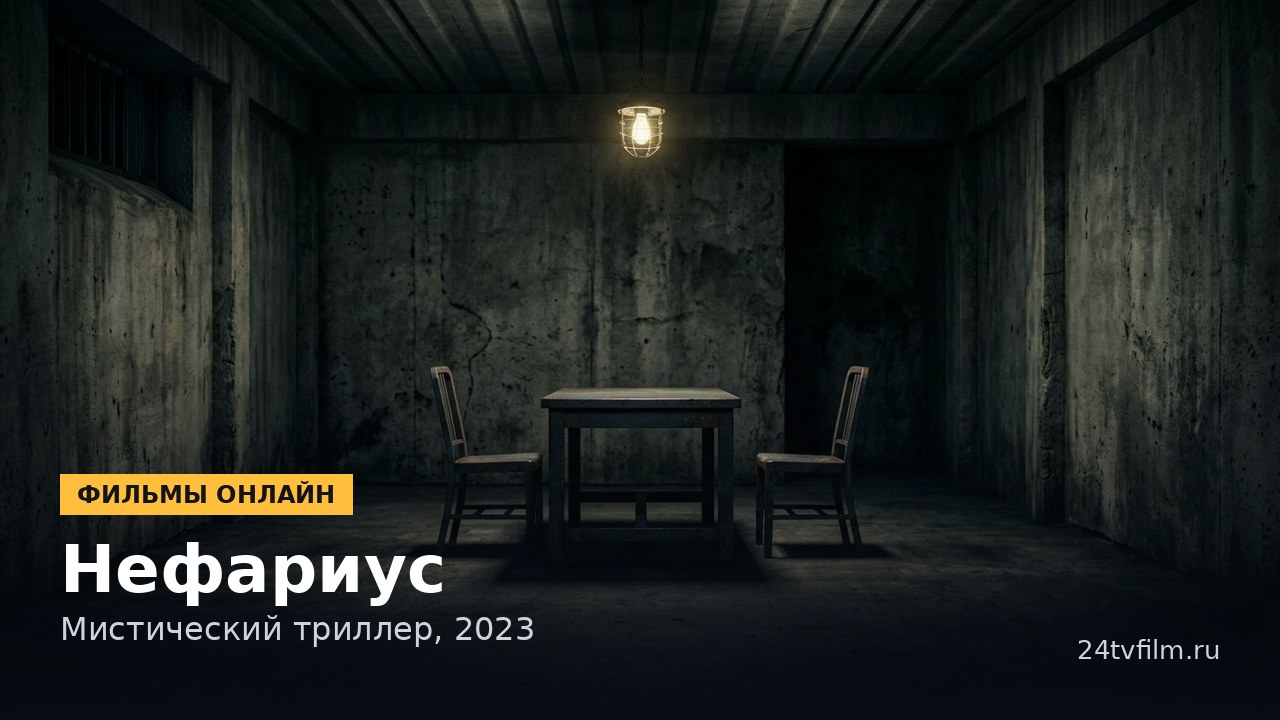 Обложка: Нефариус — Мистический триллер, 2023